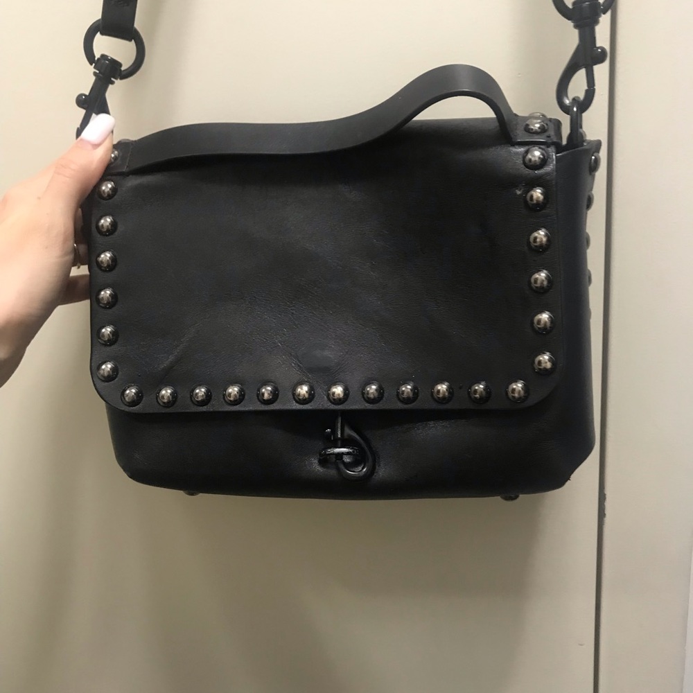 Rebecca Minkoff Black Studded Crossbody Bag